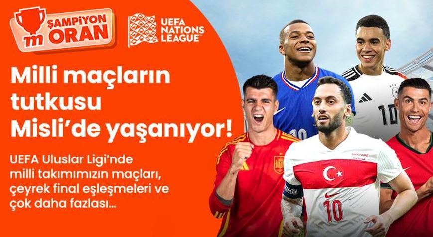 Milli maçların tutkusu Misli’de yaşanıyor UEFA Uluslar Ligi’nde milli takımımızın maçları, çeyrek final eşleşmeleri ve çok daha fazlası…