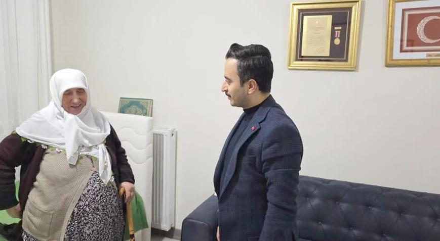 Kaymakam Erciyas’dan şehit annesine ziyaret