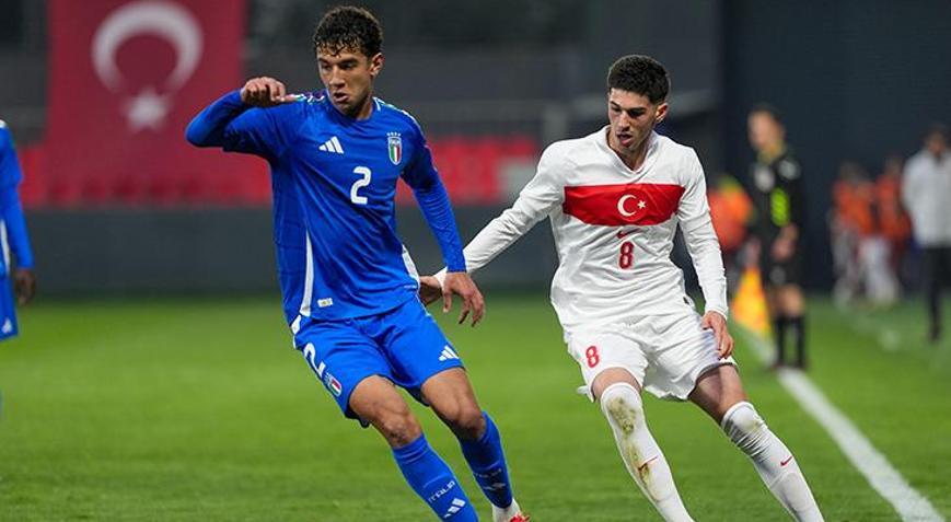 U20 Milli Futbol Takımı, İtalyaya mağlup