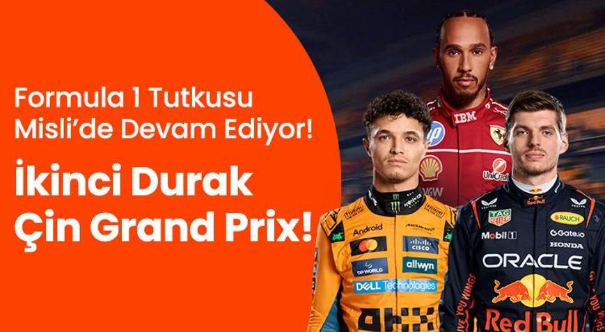 Formula 1 Tutkusu Misli’de Devam Ediyor İkinci Durak Çin Grand Prix