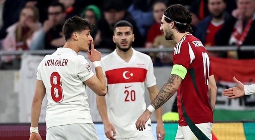 Arda Gülerden Szoboszlaiye sus işareti Maça damga vurdu