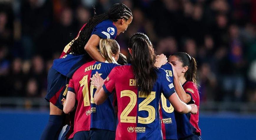 Barcelona, UEFA Kadınlar Şampiyonlar Liginde yarı finalde