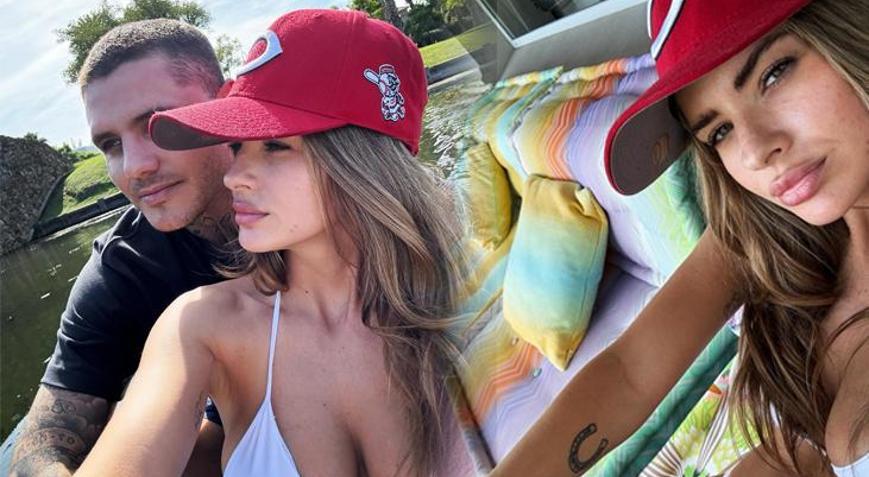 Icardi aşka geldi Sevgilisiyle havuzdan fotoğraflarını paylaştı
