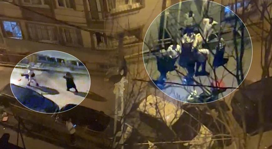 Skandal görüntü Sokakta kadına şiddete mahalleliden vur hak etti’ sözleriyle destek