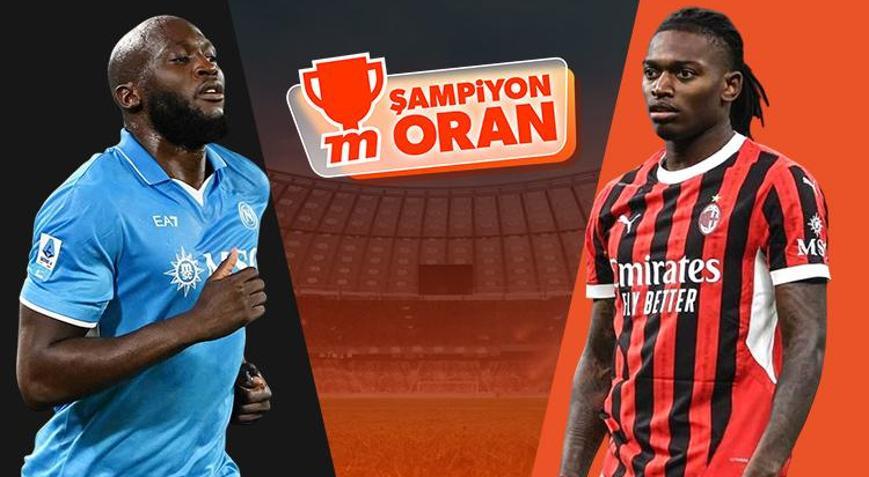 Napolinin Milanı konuk ettiği dev maçın heyecanı Şampiyon Oranlar ile Mislide