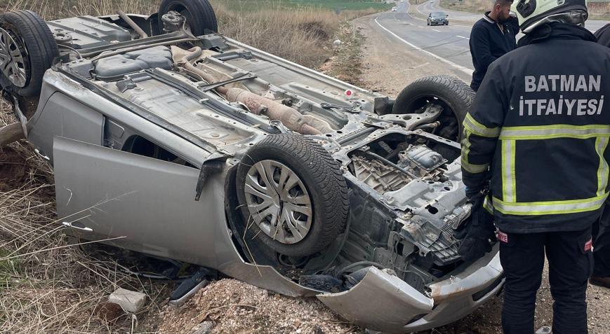 Batman'da otomobil takla attı: 1 yaralı - kilis kent haber