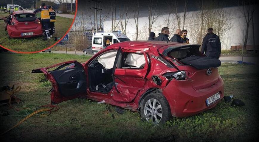 Karabükte feci kaza Otomobil ile TIR çarpıştı: 4 ölü, 1 yaralı