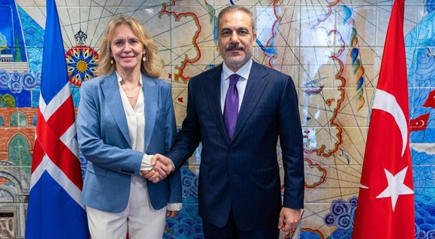Dışişleri Bakanı Hakan Fidan, İzlandalı mevkidaşı Gunnarsdottir ile görüştü