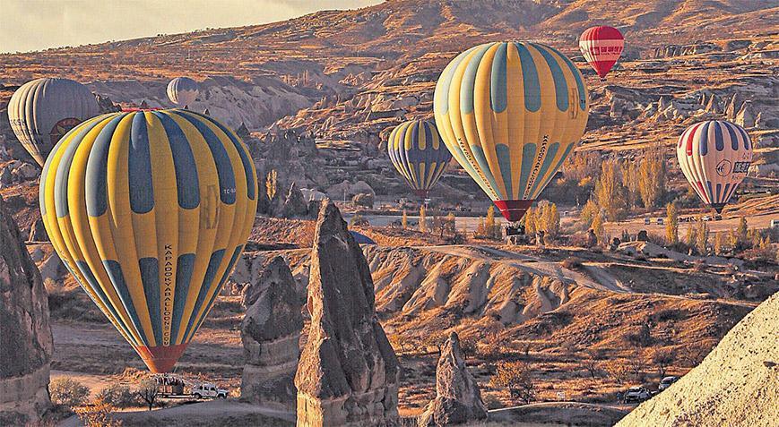 Her mevsimin gözdesi Kapadokya