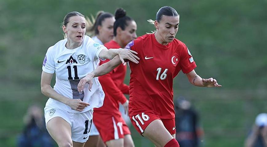 A Milli Kadın Futbol Takımı, Slovenyaya mağlup