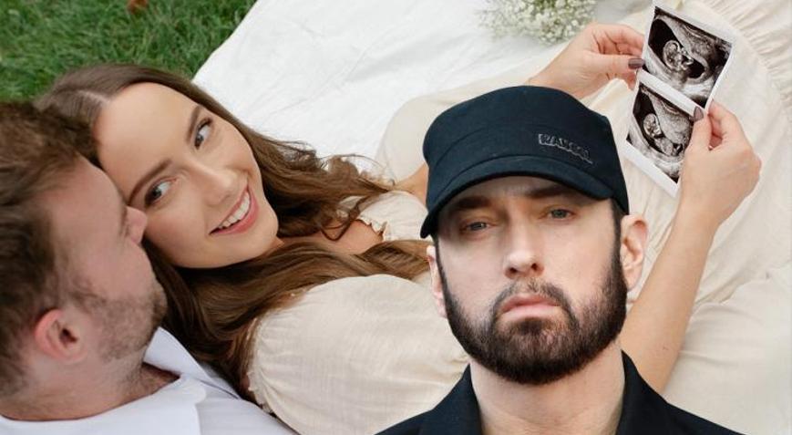 Eminem dede oldu Kızı Hailie Jade oğlunun yüzünü ilk kez gösterdi