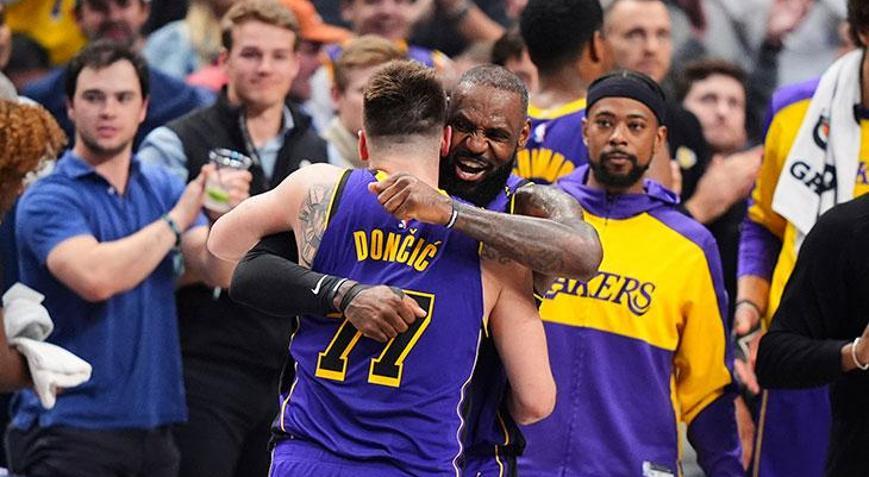 Sayı makinesi Luka Doncic, Los Angeles Lakersı sırtında taşıyor