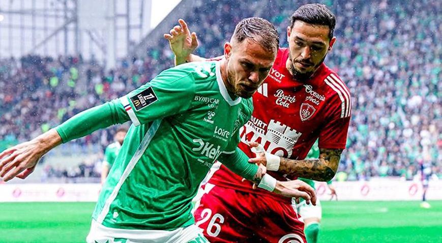 Saint Etienne ile Brest puanları paylaştı
