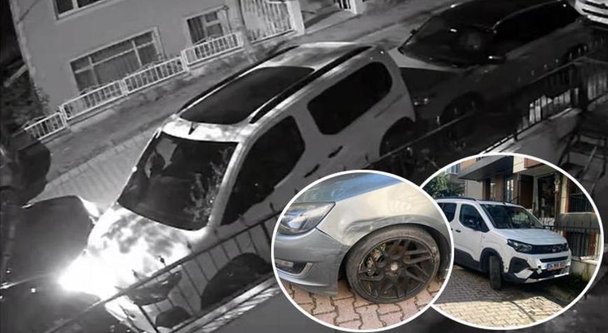 Avcılarda bir araç park halindeki 8 araca çarpıp kaçtı