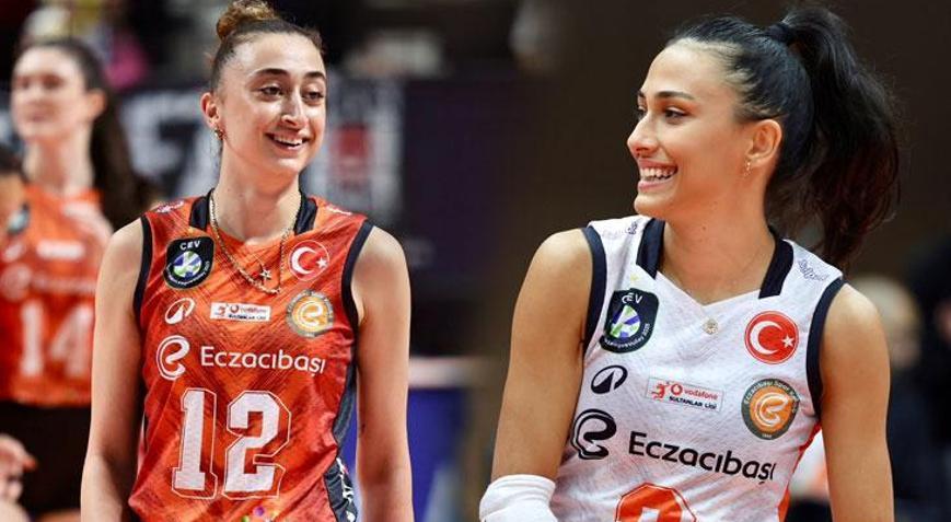 Galatasaray maçı öncesi Eczacıbaşında Simge Aköz ve Elif Şahin şoku