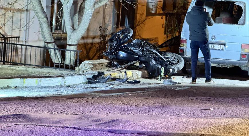 Yalvaçta motosiklet kazası; 1 ölü