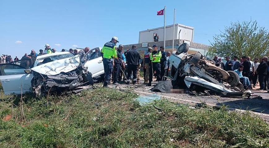 Şanlıurfa’da feci kaza 3 kişi olay yerinde can verdi, 2 yaralı