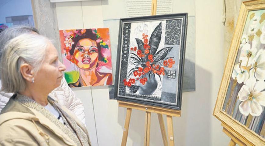 Bornova’nın renkleri tuvalde