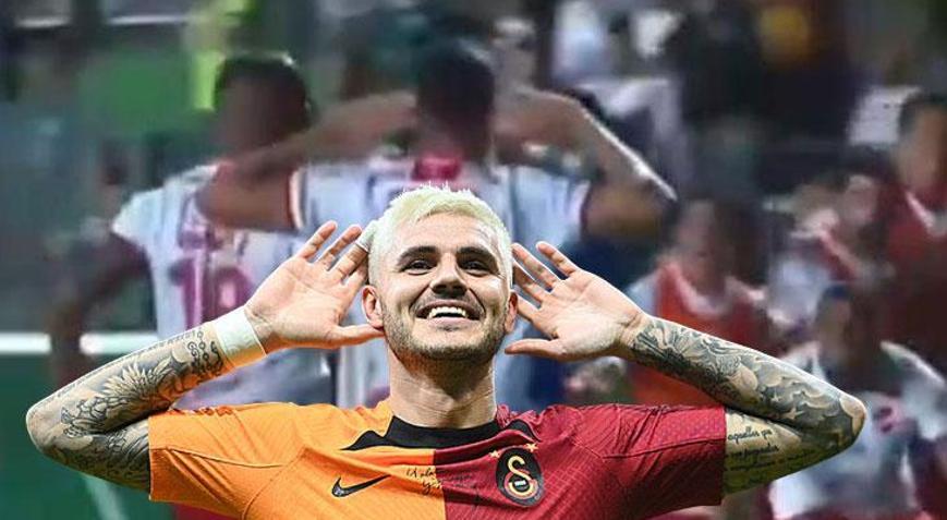 Brezilyada hakemden Mauro Icardi sevincine kırmızı kart