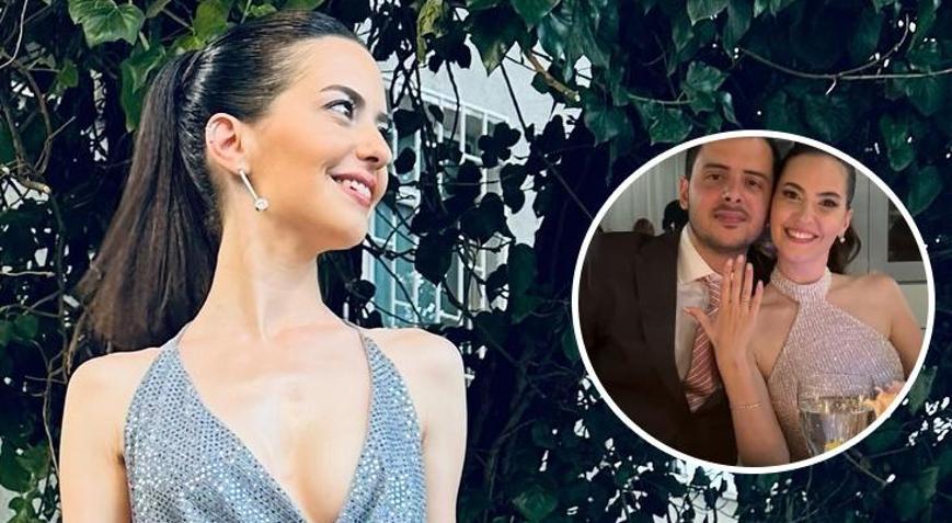 Ezgi Şenler evlilik yolunda ilk adımı attı Çocukluk aşkıyla nişanlandı