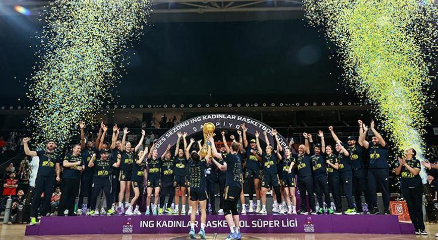 Kadınlar Basketbol Süper Liginde şampiyon Fenerbahçe