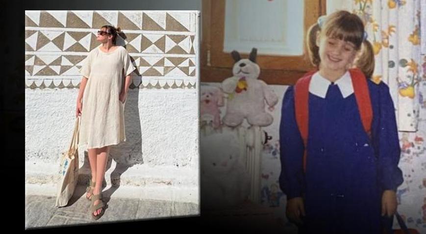 Bebeğini kucağına almak için gün sayıyor 20 sene önceki fotoğrafını paylaştı