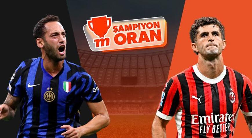 Milano derbisinde Inter ile Milan karşı karşıya geliyor Maçın heyecanı Şampiyon Oranlar ile Mislide