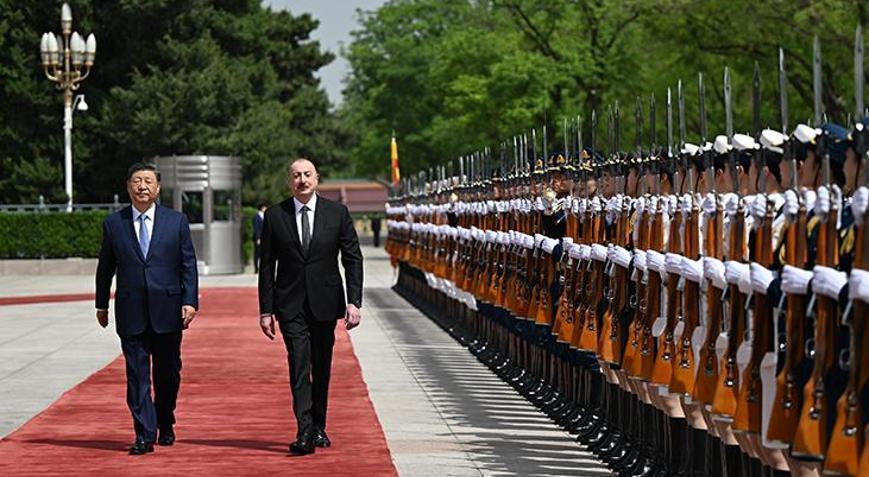 Çin Devlet Başkanı Şi ve Azerbaycan Cumhurbaşkanı Aliyevden stratejik ortaklık mesajı