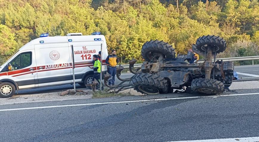 Balıkesir’de traktör kazasında sürücü öldü