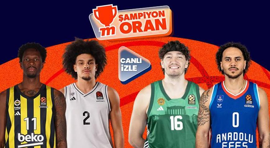 Fenerbahçe ile Anadolu Efes Play-Off 2. maçları için parkede Dev heyecan canlı yayınlar ve Şampiyon Oranlar ile Misli’de