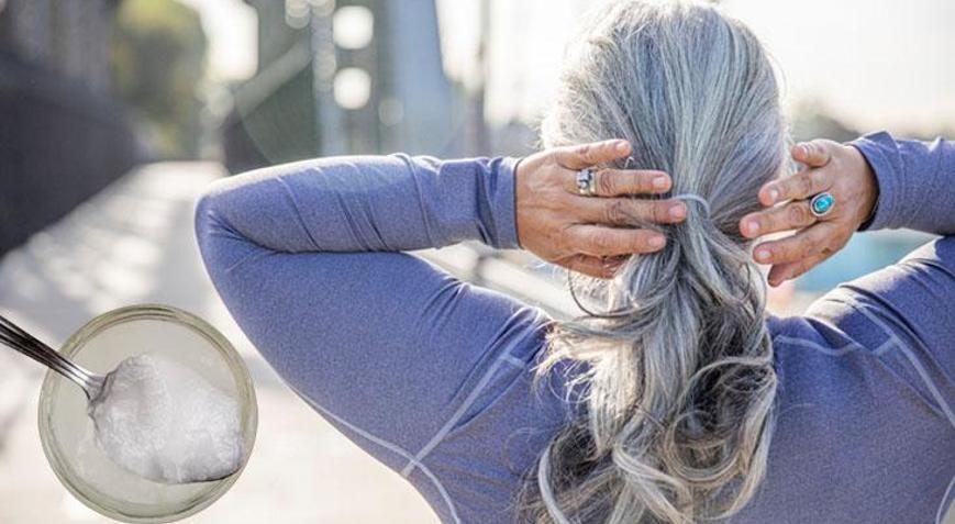 Beyaz saçları yavaşlatıyor Düzenli kullanımda mucize etki veren formül