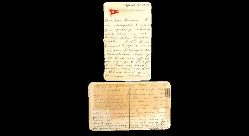 Titanik mektubuna rekor satış