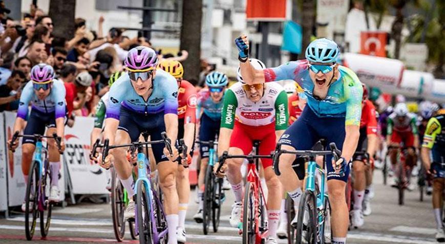 60. Cumhurbaşkanlığı Türkiye Bisiklet Turunun 3. etabında kazanan Lev Gonov