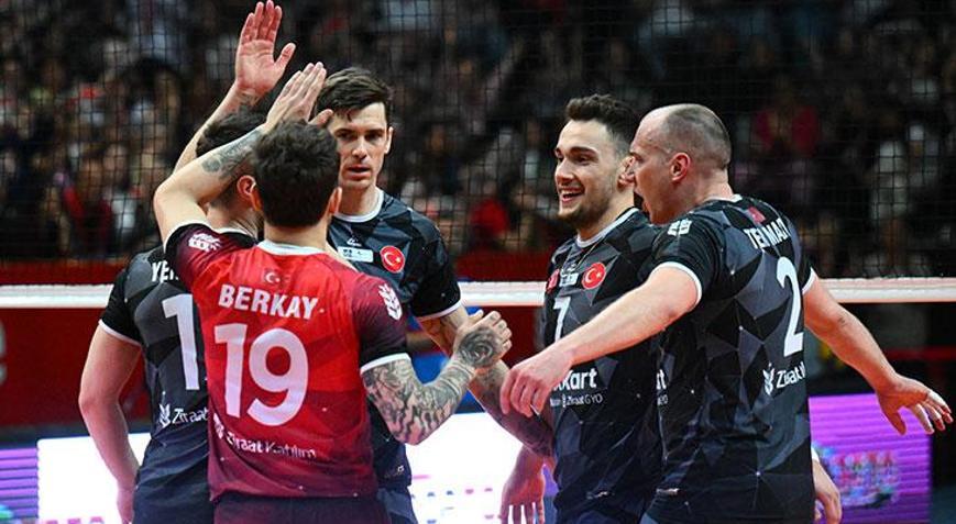 Efeler Liginde Galatasarayı yenen Ziraat Bankkart şampiyon