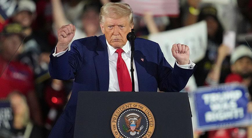 Trump başkanlık koltuğundaki ilk 100 gününü değerlendirdi