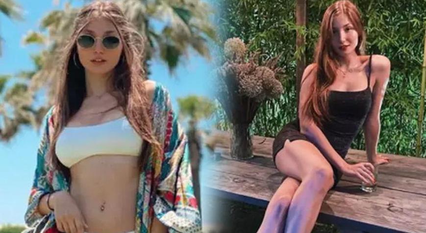 İlayda Akdoğan kırmızı elbisesiyle dikkat çekti Göğüs detayı iddialı bulundu