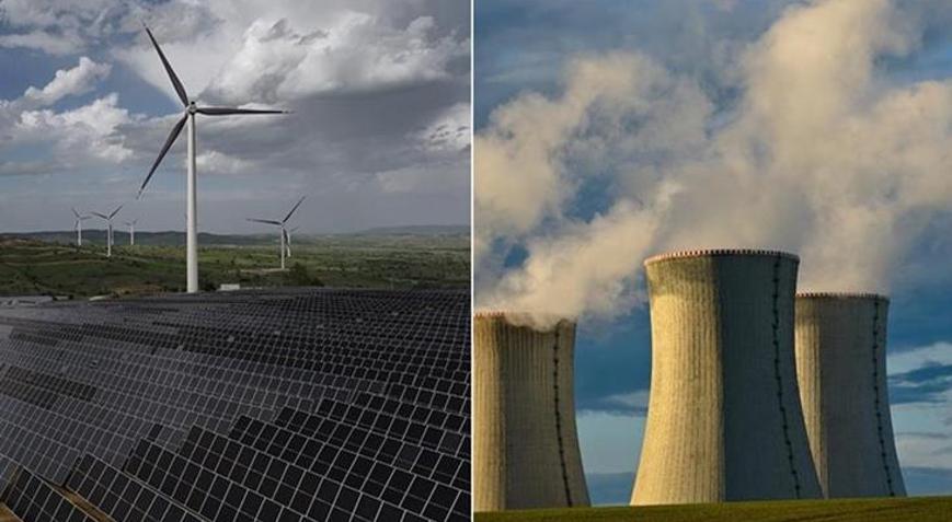 Küresel elektrik üretiminin yüzde 41i yenilenebilir ve nükleer enerjiden sağlandı