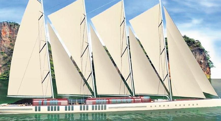 En büyük yelkenli Marmaris’te yapılıyor