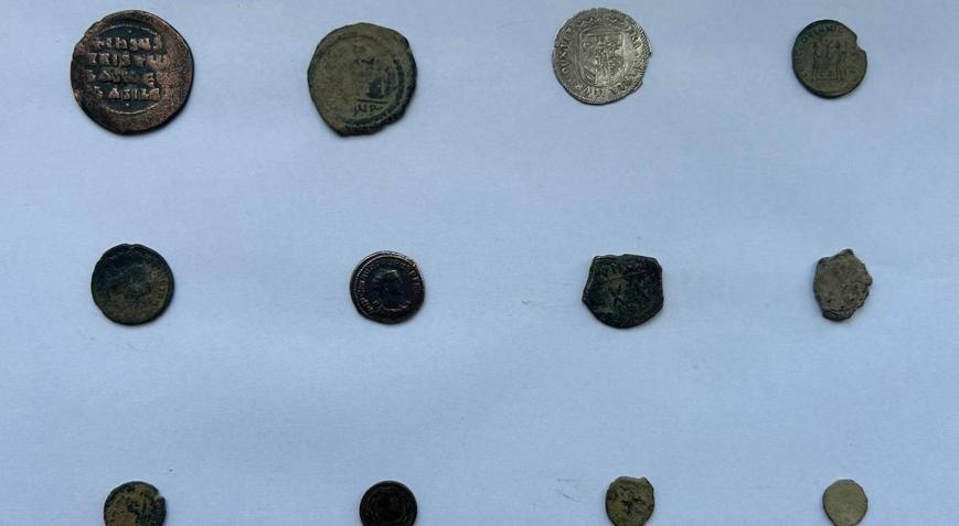 Tarihi eser operasyonunda 12 sikke ve 14 tarihi eser ele geçirildi