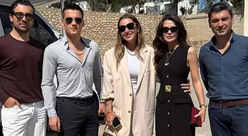 Uzak Şehir setinde Hadise sürprizi Oyuncularla hatıra fotoğrafı çektirdi