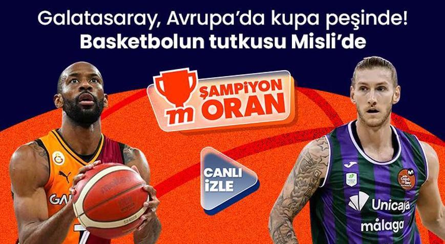 Galatasaray Avrupa’da kupa peşinde, basketbolun tutkusu Misli’de