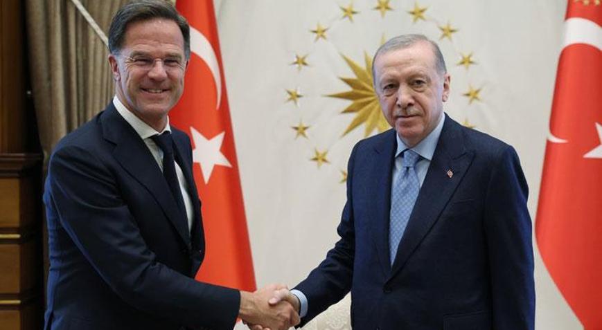 Cumhurbaşkanı Erdoğan, Rutteyi kabul etti
