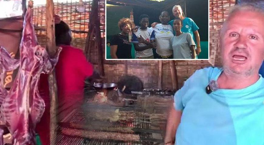 Etiyopyalı kabileye kebabı sevdiren Bursalı Bana herkes burada enişte diyor