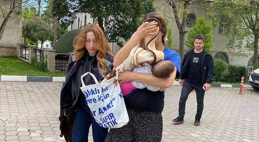 Bu sefer kaçamadı Kucağında bebeğiyle yakalandı
