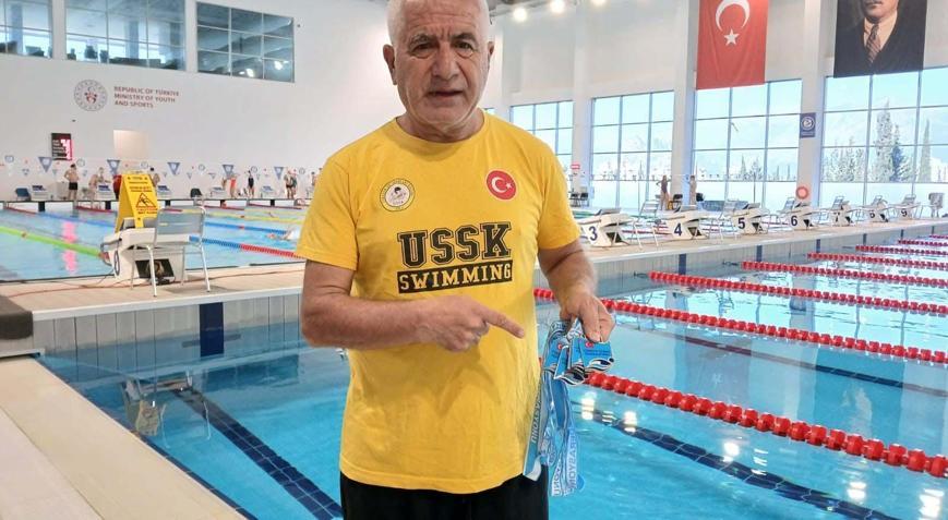 Hataylı milli yüzücü, birinciliğini babasına ithaf etti