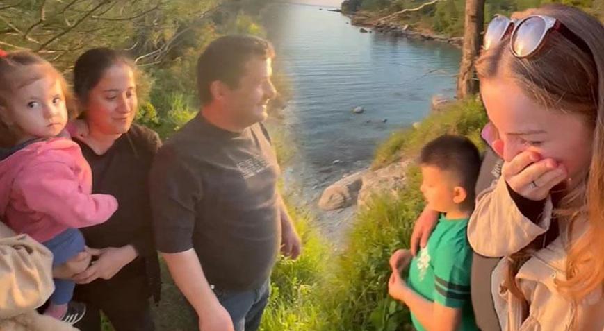 Balıkçı kaydetti, görüntüler hızla yayıldı Vatandaşlar dakikalar sonra sahile akın etti