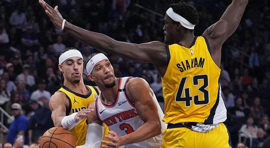NBAde Pacers, Knicksi devirdi Seride 2-0 öne geçti