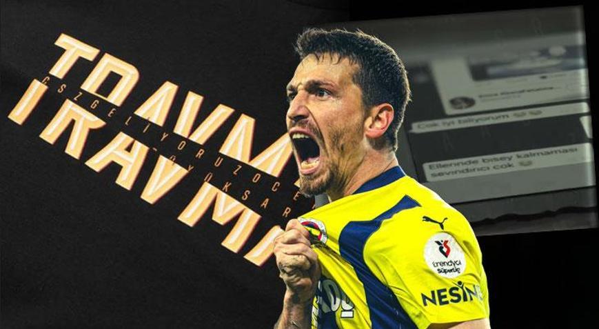 Galatasaraydan Mert Hakan Yandaşa gönderme Travma tişörtü