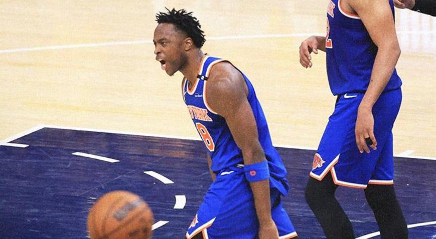 NBA Doğu Konferansı finalinde Knicks ilk galibiyetini aldı