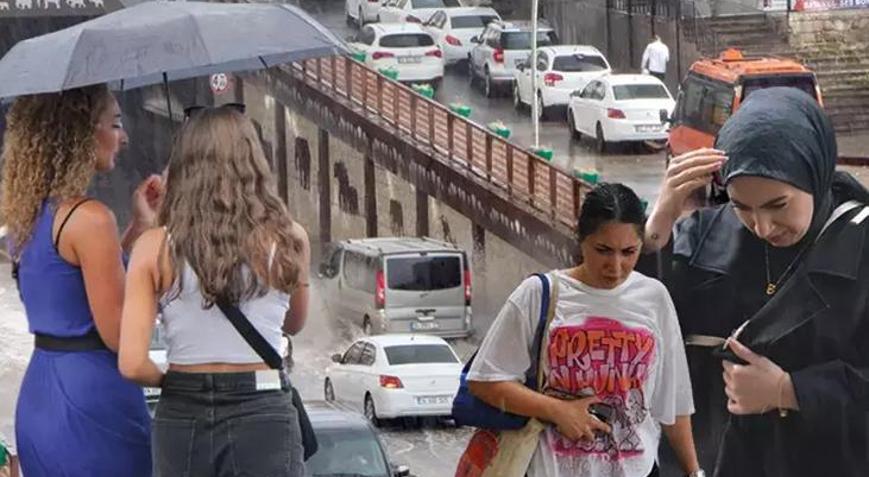Meteoroloji uyardı Şiddetli sağanaklar geliyor 11 ilimize sarı kodlu uyarı verildi